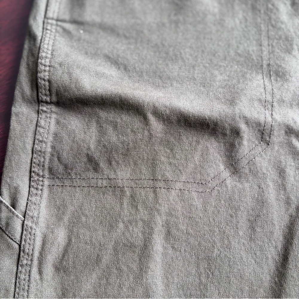 Dickies Olive Green Zip-Up Shorts - Picture 5 of 8